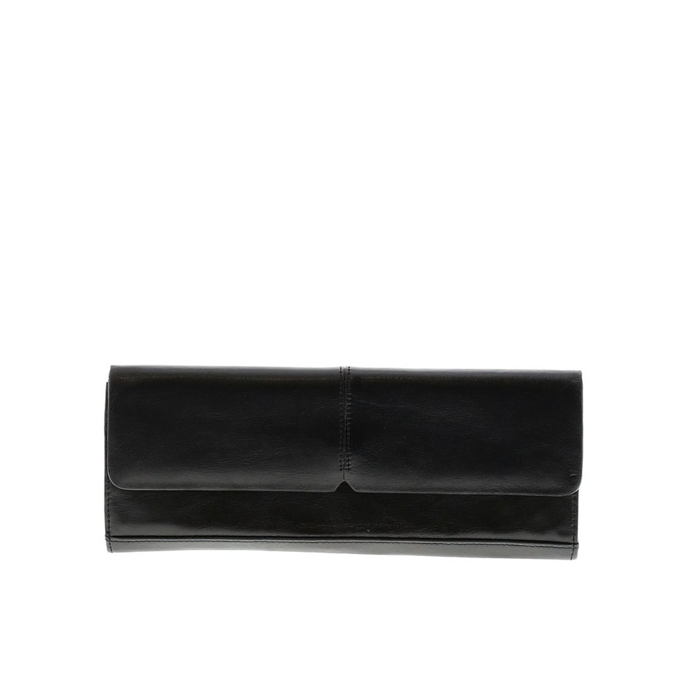 ALFANI BLACK LEATHER CLUTCH/WRISLET